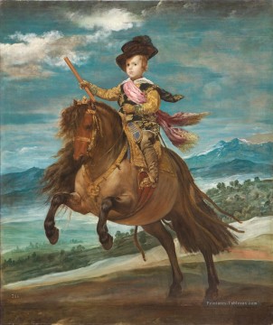  cheval - Le prince Baltasar Carlos à cheval Diego Velázquez